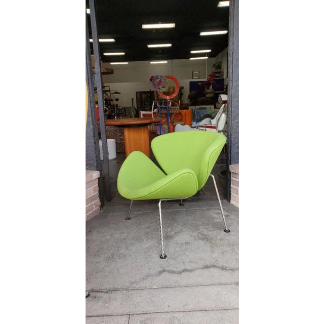 Authentic "PIERRE PAULIN" Orange Slice Lounge Chair. The Famous "ORANGE SLICE" Lounge by Pierre Paulin Was Designed In...