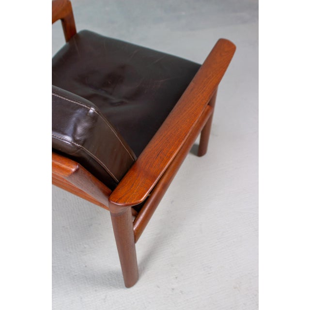 Mid-Century Teak Lounge Chair by Sven Ellekaer for Komfort, 1960s For Sale - Image 10 of 18