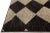 Modern Moroccan Style Handmade Diamond Abstract Motif Brown Wool Rug For Sale - Image 9 of 10