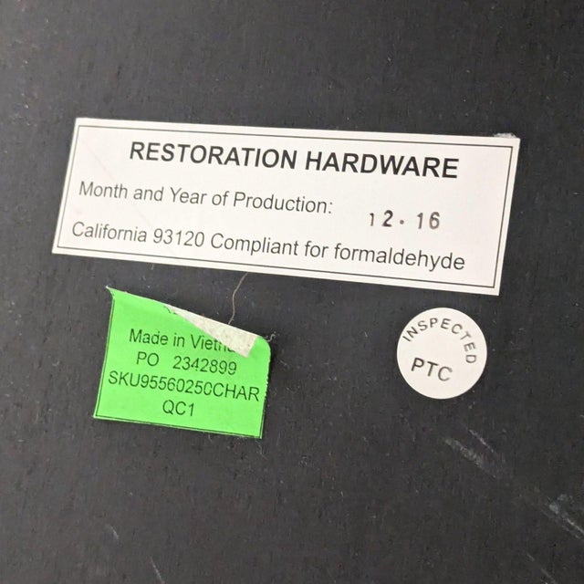 Restoration Hardware Rectangular Wood Dining Table For Sale In San Francisco - Image 6 of 10