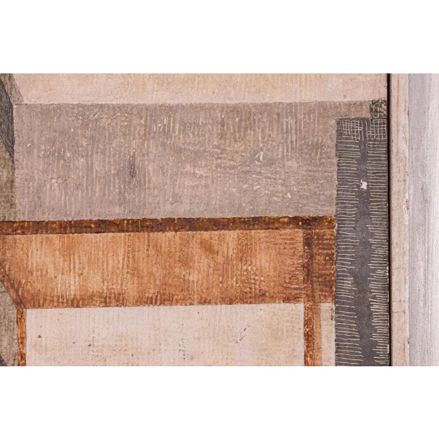 Mid 20th Century Sam Gamburd Signed Surrealist Modern Oil Painting Study on Board Framed 1960s For Sale - Image 5 of 9