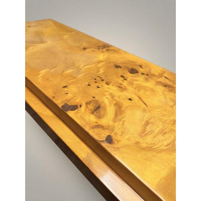 Bring sophisticated elegance to your home with this stunning Art Deco style walnut console table. Designed with a clean...