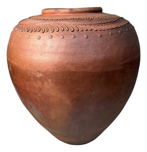 Japanese Terracotta Tsubo Jar, 1960s