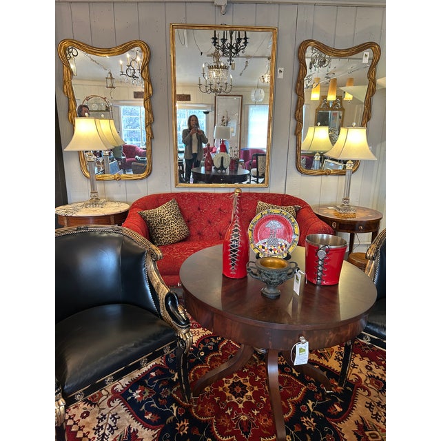 Art Nouveau Giltwood Swag Motif Large Mirrors For Sale - Image 18 of 18