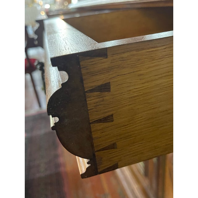 Wood Antique French Renaissance Revival Walnut Sideboard Credenza W/ Hutch For Sale - Image 7 of 9