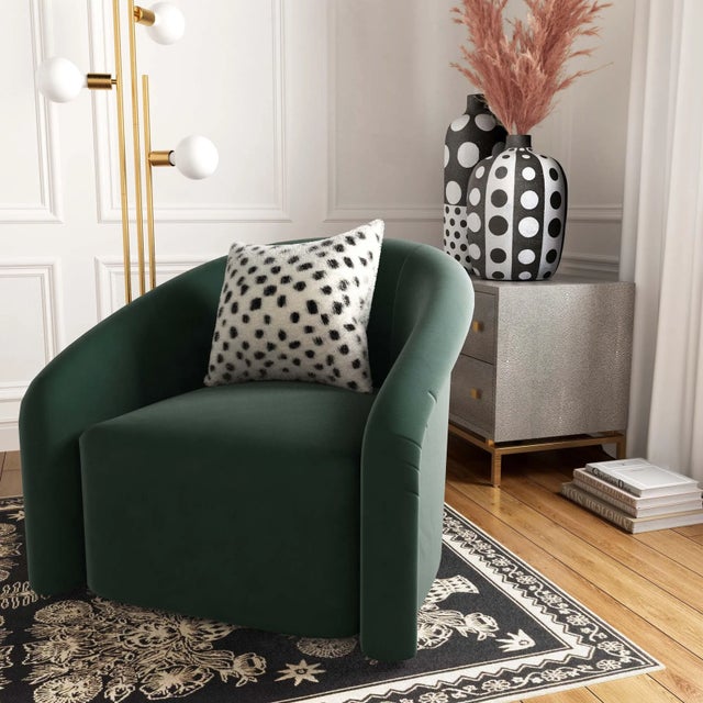 Genuine Goatskin 16" Pillow For Sale - Image 4 of 5