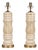 19th Century English Carved Wooden Fragments Made into US-Wired Table Lamps - a Pair For Sale