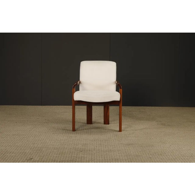 1970s Set of Four Sculptural Armchairs in the Style of Afra & Tobia Scarpa, 1970s For Sale - Image 5 of 15