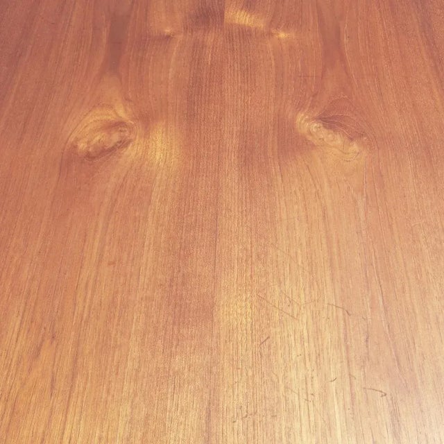 Wood Vintage Desk with Drawers For Sale - Image 7 of 11