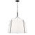 Alexa Hampton By Visual Comfort Studio Leander 4-Light Large Hanging Shade Pendant in Smith Steel For Sale