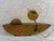 1950s Mid-Century Atomic Gold & Lucite Mantle Sailboat Clock For Sale - Image 5 of 9