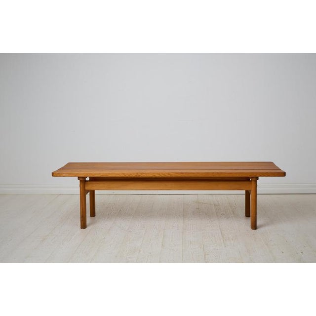Scandinavian Modern Asserbo Bench attributed to Børge Mogensen, Karl Andersson & Söner, 1970s For Sale - Image 3 of 8