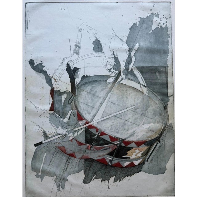 Michael Schreiber, the Drum 1984, Etching For Sale - Image 13 of 13