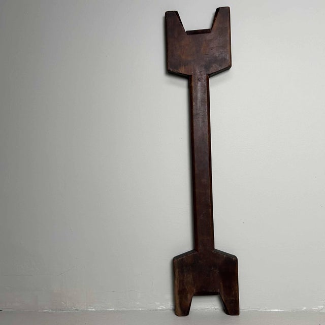 Wood Japanese Decorative Wooden Tool, 1890s For Sale - Image 7 of 11