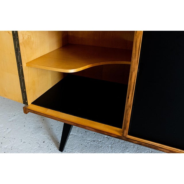 Vintage Polish Sideboard in Walnut, 1970s For Sale - Image 17 of 18