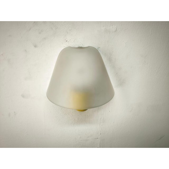 Yellow Wall Light from VeArt, 1980s For Sale - Image 4 of 8