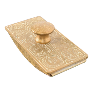 Tiffany Studios New York Zodiac Pattern Bronze Doré Rocker Blotter