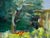Garden Landscape + Fence Acrylic on Canvas, Unknown Artist. For Sale - Image 10 of 12