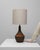 20th Century German Brown And Orange Ceramic Table Lamp For Sale - Image 4 of 18