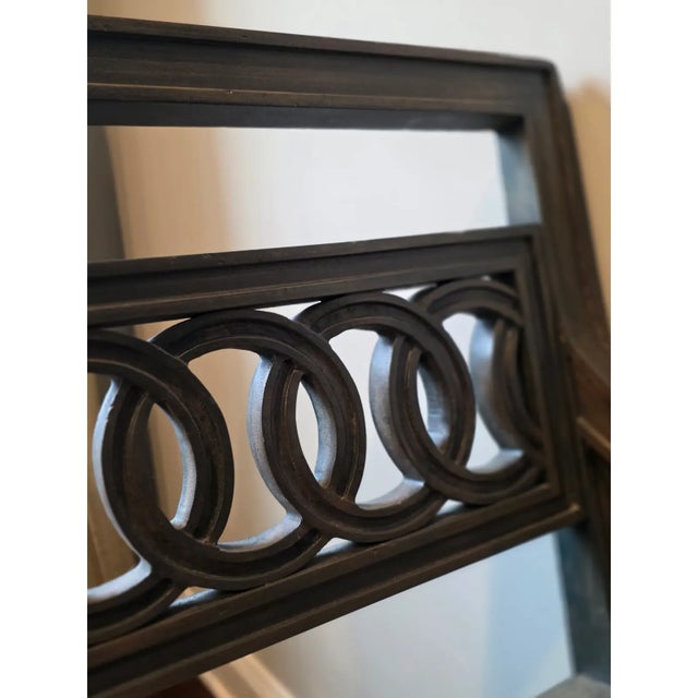 Set of 6 Custom Dining Chairs For Sale - Image 4 of 9