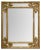 Regency Rectangular Handcrafted Gold Foil Wooden Mirror, Spain, 1970s For Sale
