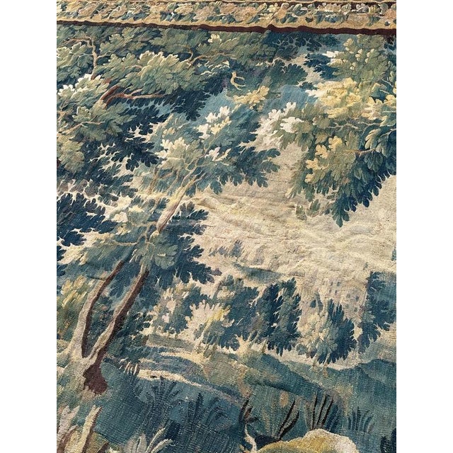 Large French Aubusson Tapestry, 1700s For Sale - Image 14 of 18