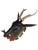 Cabin Black Forest Wood Carved Deer Head Trophy Antlers Carving For Sale - Image 3 of 6
