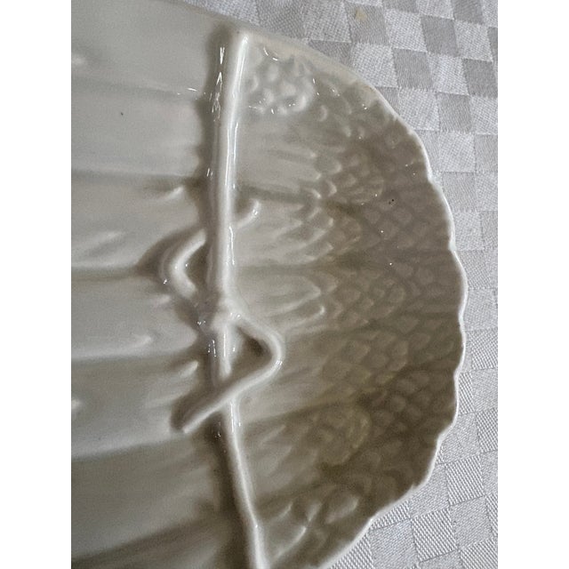 1960s Ceramic Asparagus Plates - Set of 6 For Sale - Image 4 of 10