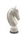 White Resin Chess Horse Sculpture, Italy 1970s For Sale - Image 4 of 10