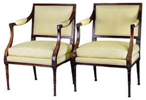 Set of George III Armchairs, England, 1780s