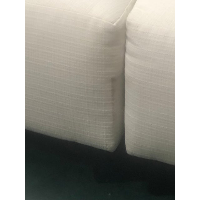 Textile 1980s Vladimir Kagan for Carter Furniture of Salisbury Serpentine Sectional Four Piece Modular For Sale - Image 7 of 8
