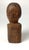 Folk Art Antique Folk Art Hand Carved Wood Bust For Sale - Image 3 of 6