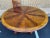 Henredon Large Flame Mahogany Band With Satinwood Inlaid Round Dining Table With Leaf For Sale - Image 12 of 12