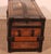 Antique Travel Trunk in Leather and Wood, 1890s For Sale - Image 10 of 15