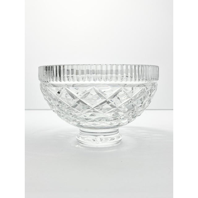 Waterford “Killeen” Pair of Crystal Footed Bowls For Sale In Dallas - Image 6 of 10