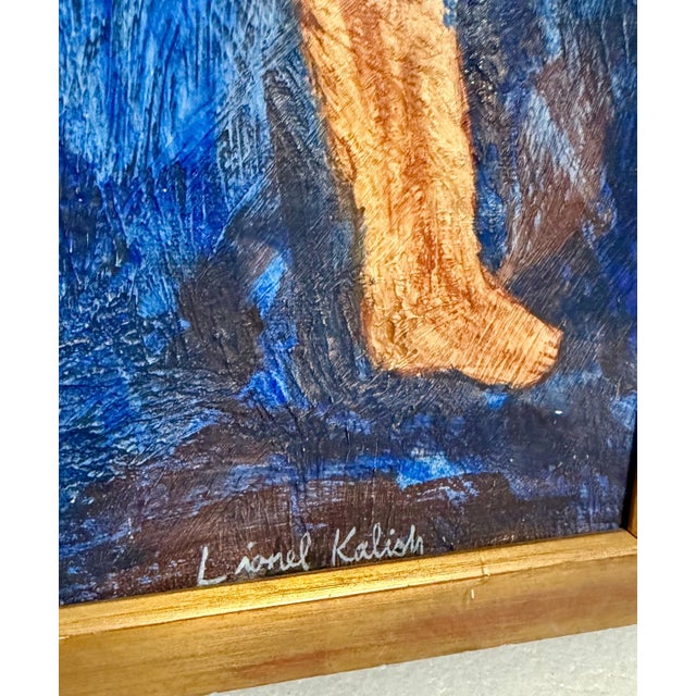 Lionel Kalish, Surrealist Oil Painting Circus Horse Scene Lionel Kalish Fantasy Scene New York, 1961 For Sale - Image 4 of 15