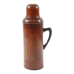 Mid 20th Century Chinese Wood Flask
