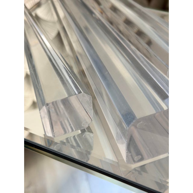 Vintage Mid-Century Modern Herb Ritts Astrolite Lucite Acrylic Obelisks Pyramids Prisms Christmas Trees For Sale - Image 10 of 10