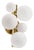 Regina Andrew Sofia Sconce, Natural Brass For Sale