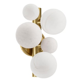 Sofia Sconce, Natural Brass For Sale