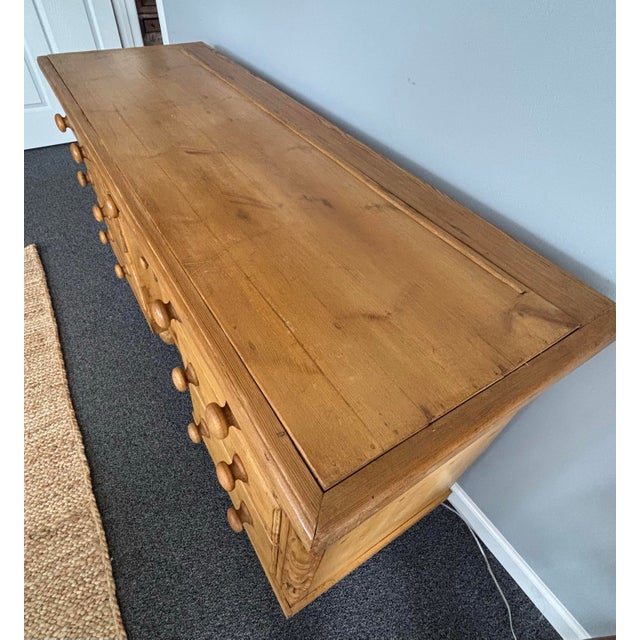 Brown 19th Century English Pine Dresser Base For Sale - Image 8 of 10