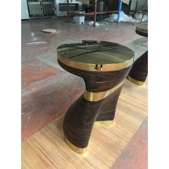 "Matita" Coffee Table With Bronze And Wood, Handcrafted, Istanbul. Designed by Hasan Samet Bizimyer. Design, Art,...