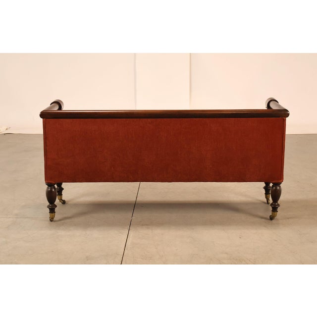 Antique American Classical Period Pair Of Ormolu Mounted Box Sofas For Sale - Image 18 of 18