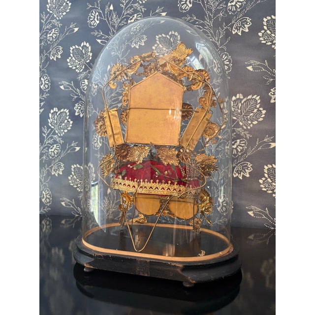 Late 19th Century Late 19th Century Globe De Mariee / French Marriage Cloche For Sale - Image 5 of 12