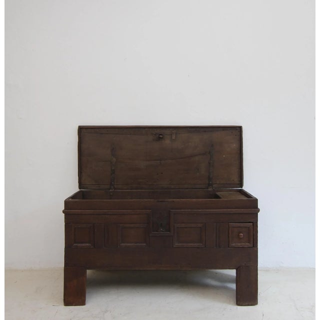 Brown 17th Century Baroque Chest For Sale - Image 8 of 18