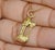 Italian 18k Solid Gold Roman Column Ruins - Temple of Apollo Charm Pendant For Sale In Dallas - Image 6 of 9