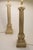 1960s 1930s Neoclassical Ionic Column Plaster Table Lamps XL 44" - a Pair For Sale - Image 5 of 9