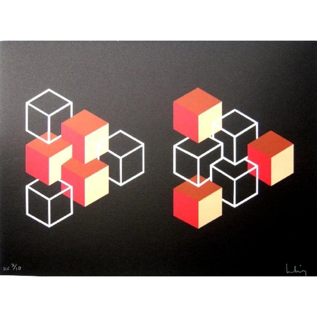 Josep MOLINS Falsaciones del triangulo de Penrose 5, 2003 Lithograph on Guarro paper Signed and numbered in pencil by the...