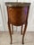 Antique 1920s Louis XV French Walnut Marquetry Side Table W/Ormolu Bronze d'Or For Sale - Image 17 of 18