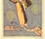 Art Deco 1922 French Art Deco Illustrated Print, Elegant Woman, Jean-Gabriel Domergue, Matted For Sale - Image 3 of 3
